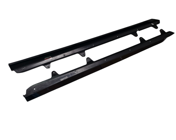 5 Series - G60: Gloss Black Side Skirts V2 Style 24+