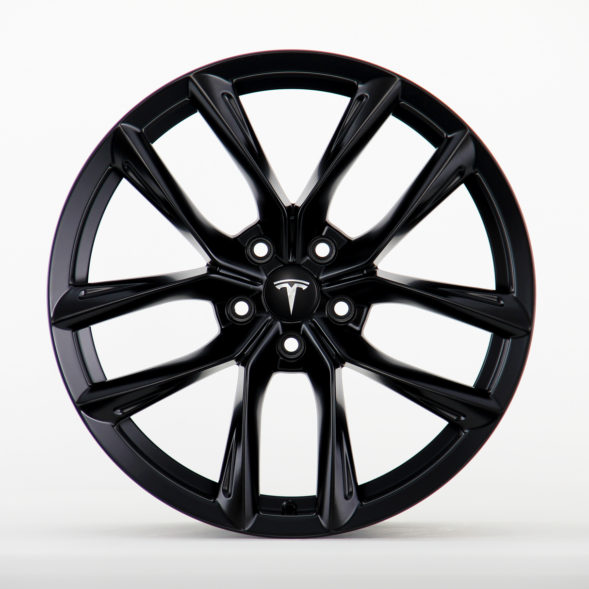 Tesla Model 3 Alloy Wheels Satin Black Performance Style Carbon