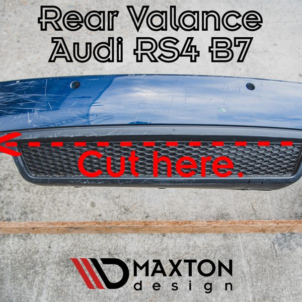 Audi - RS4 B7: Maxton Rear Diffuser