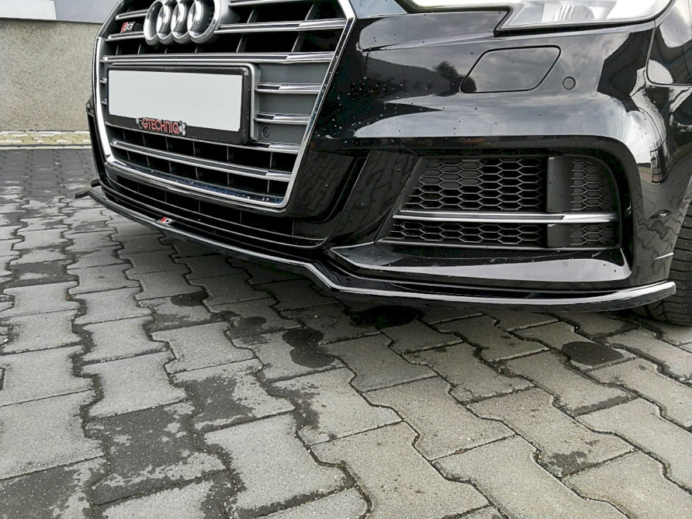 Audi - S3 / A3 S Line 8V Facelift Sedan: Maxton Front Splitter V2