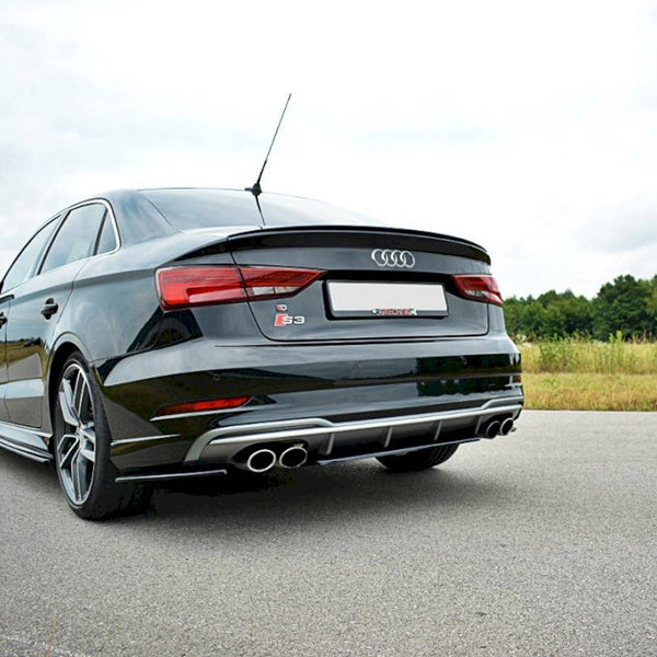 Audi - S3 8V Facelift Sedan (2017-): Maxton Central Rear Splitter
