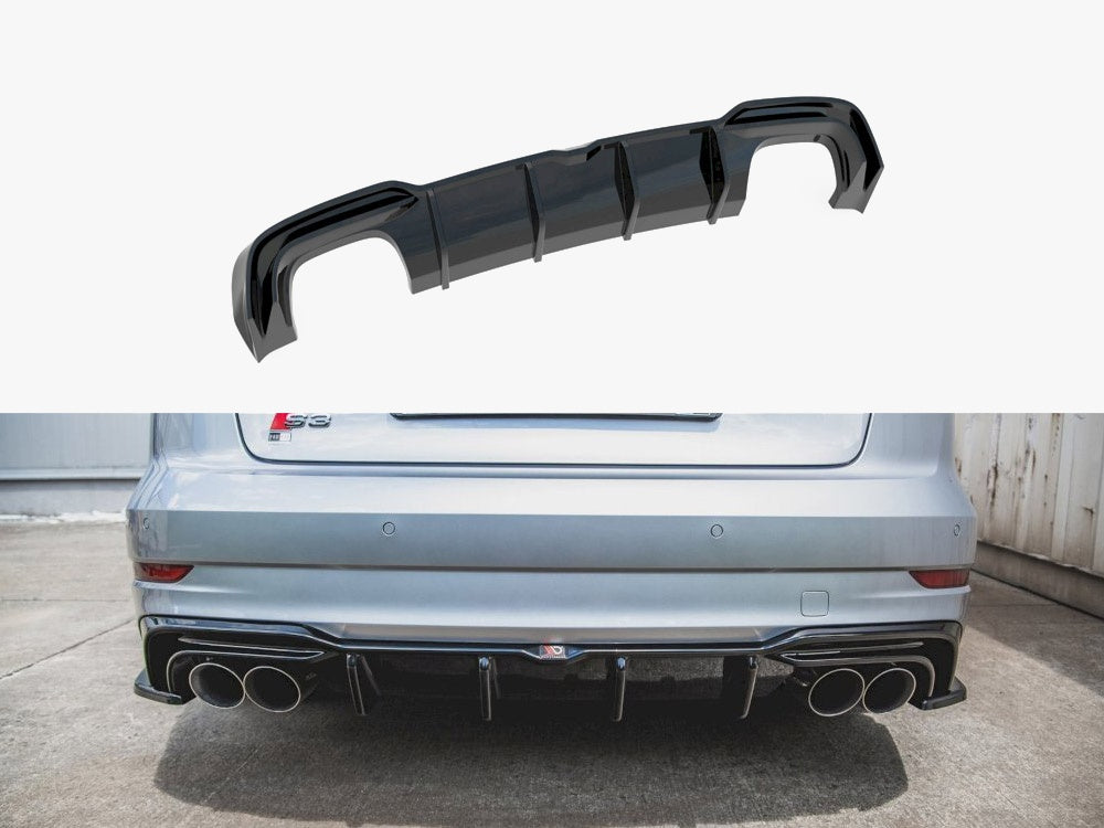 Audi - S3 Sedan 8V Facelift (2016-2020): Maxton Rear Diffuser