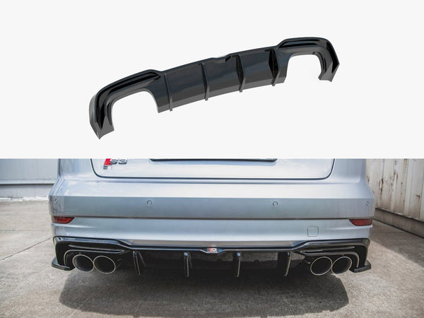 Audi - S3 Sedan 8V Facelift (2016-2020): Maxton Rear Diffuser