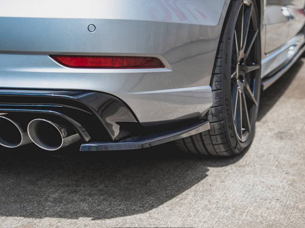 Audi - S3 Sedan 8V Facelift (2016-2020): Maxton Rear Side Splitters V2