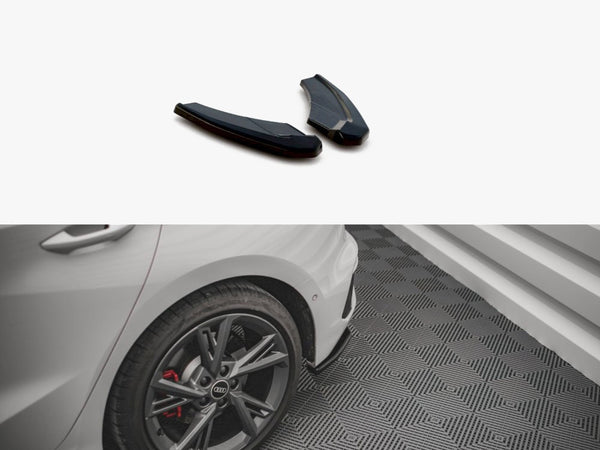 Audi - S3 Sportback 8Y: Maxton Rear Side Splitters V1
