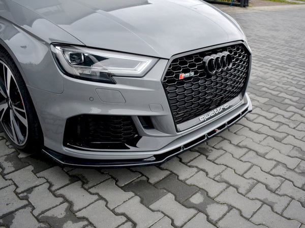 Audi - RS3 8V Facelift Sedan: Maxton Front Splitter V1
