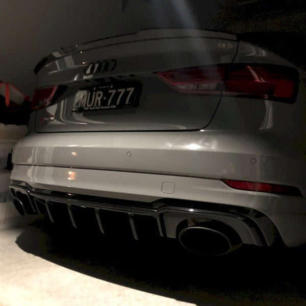 Audi - RS3 8V Facelift Sedan (2017-2020): Maxton Rear Diffuser