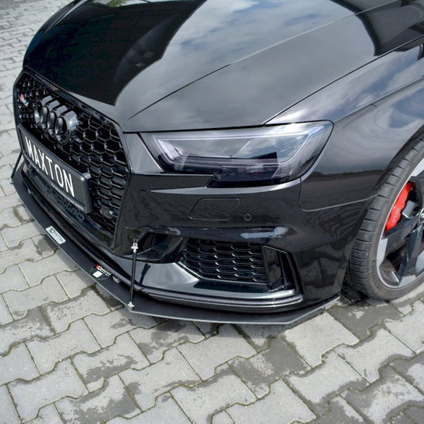 Audi - RS3 Sportback 8V Facelift: Maxton Front Racing Splitter V1