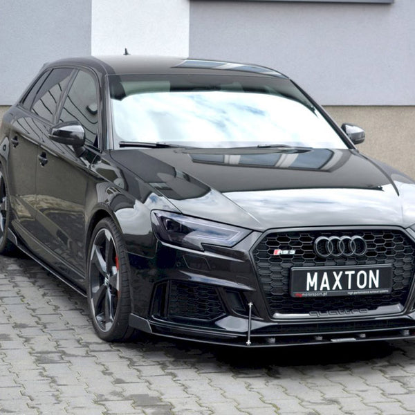 Audi - RS3 Sportback 8V Facelift: Maxton Front Racing Splitter V2