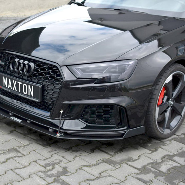 Audi - RS3 Sportback 8V Facelift: Maxton Front Racing Splitter V2