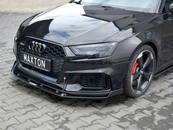 Audi - RS3 Sportback 8V Facelift: Maxton Front Racing Splitter V2