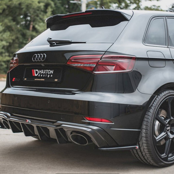 Audi - RS3 8V Sportback Facelift (2017-UP): Maxton Rear Side Splitters V2