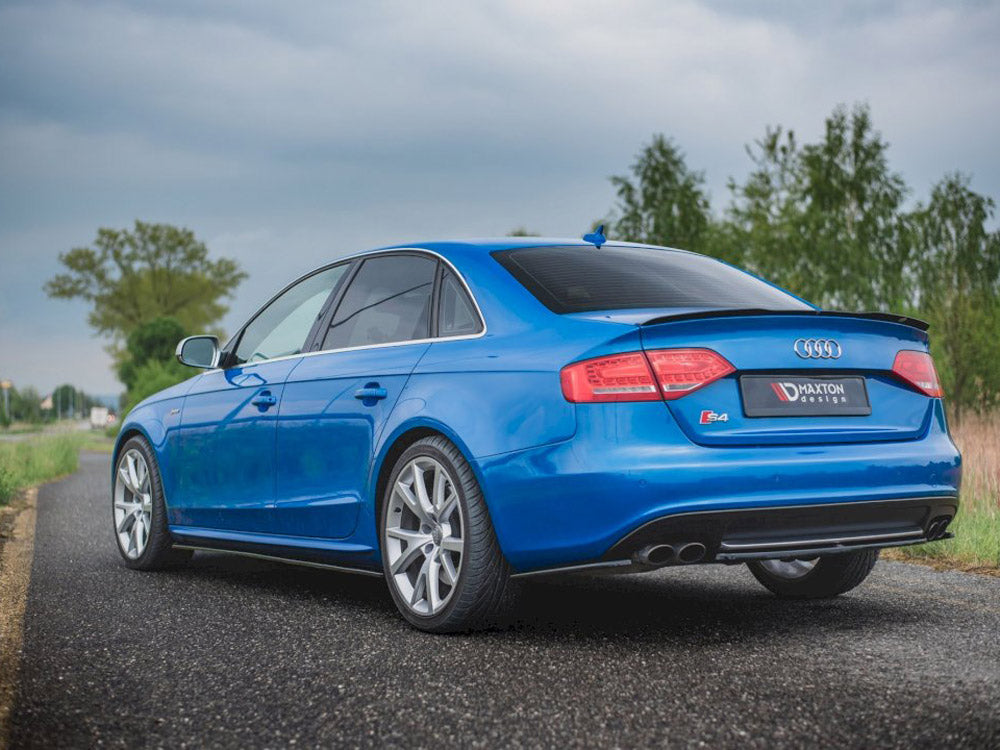 Audi - S4/ A4 S Line B8 Sedan (2008-2011): Maxton Central Rear Splitter