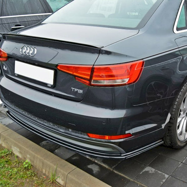 Audi - A4 B9 S Line Sedan: Maxton Rear Splitter