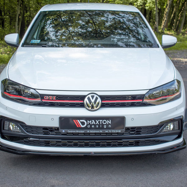 VW - Polo GTI MK6: Maxton Front Bumper Wings (Canards)