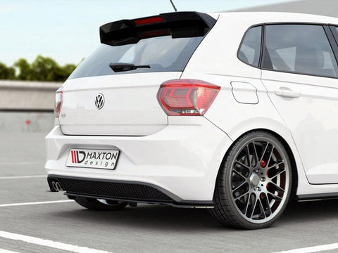 VW - Polo GTI / R Line MK6: Maxton Rear Splitter (Vertical Bars)
