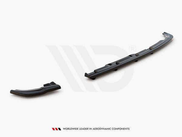 VW - Polo GTI / R Line MK6: Maxton Rear Splitter (Vertical Bars)