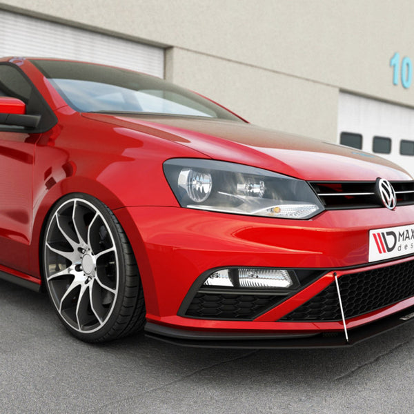 VW - Polo GTI MK5 Facelift: Maxton Front Racing Splitter