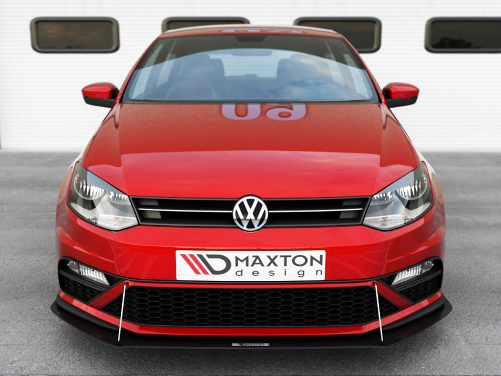 VW - Polo GTI MK5 Facelift: Maxton Front Racing Splitter