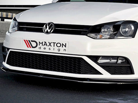 VW - Polo GTI MK5 Facelift: Maxton Front Splitter V1
