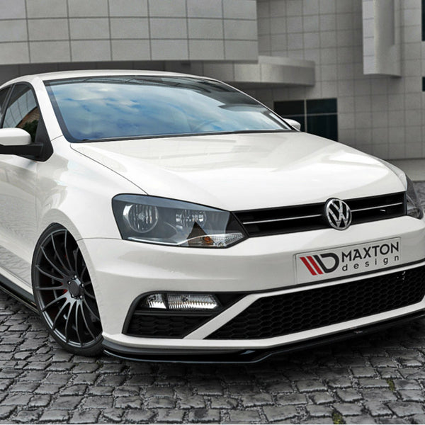 VW - Polo GTI MK5 Facelift: Maxton Front Splitter V2