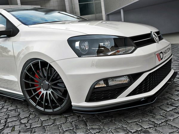 VW - Polo GTI MK5 Facelift: Maxton Front Splitter V2