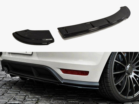 VW - Polo GTI MK5 Facelift: Maxton Rear Splitter (Vertical Bars)