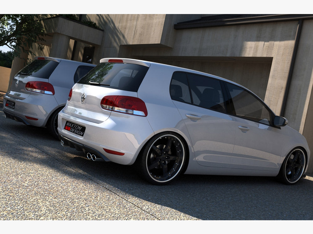 VW - Golf VI With 2 Exhaust HOLE: Maxton Rear Diffuser