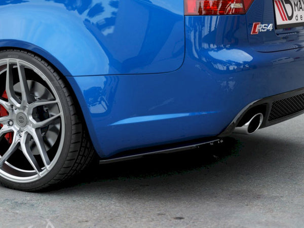 Audi - RS4 Sedan B7: Maxton Rear Side Splitters V1
