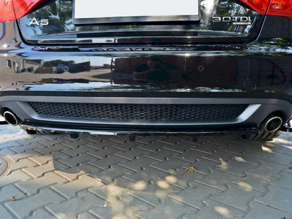 Audi - A5 S Line 8T: Maxton Central Rear Splitter (Vertical Bars)