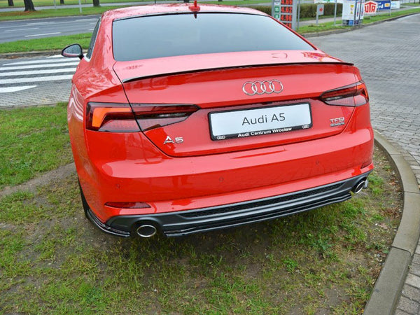 Audi - A5 S Line F5 Coupe / Sportback: Maxton Central Rear Splitter