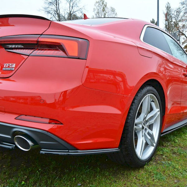 Audi - A5 F5 S Line Coupe (2016-): Maxton Rear Side Splitters