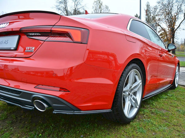 Audi - A5 F5 S Line Coupe (2016-): Maxton Rear Side Splitters
