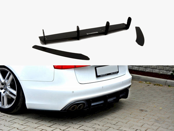 Audi - A6 S Line C7: Maxton Rear Diffuser &amp; Rear Side Splitters