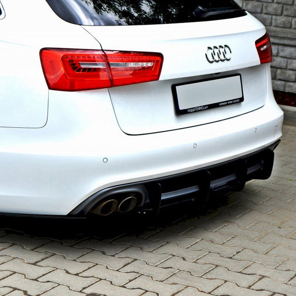 Audi - A6 S Line C7: Maxton Rear Diffuser &amp; Rear Side Splitters