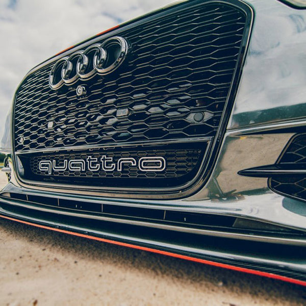 Audi - S6 / A6 C7 S Line (2 Splitters = 1 SET) (2011-2014): Maxton Front Racing Splitter