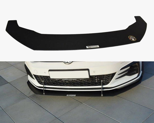 VW - Golf GTI / GTD MK7 Facelift: Maxton Front Racing Splitter V1
