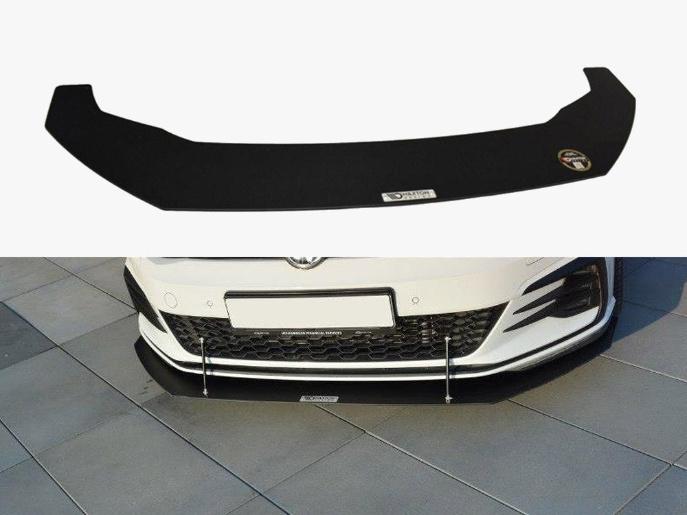 VW - Golf GTI / GTD MK7 Facelift: Maxton Front Racing Splitter V1
