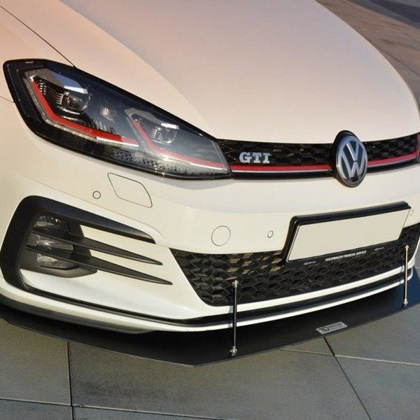 VW - Golf GTI / GTD MK7 Facelift: Maxton Front Racing Splitter V1