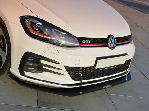 VW - Golf GTI / GTD MK7 Facelift: Maxton Front Racing Splitter V1