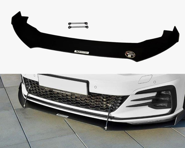 VW - Golf GTI / GTD MK7 Facelift: Maxton Front Racing Splitter V2