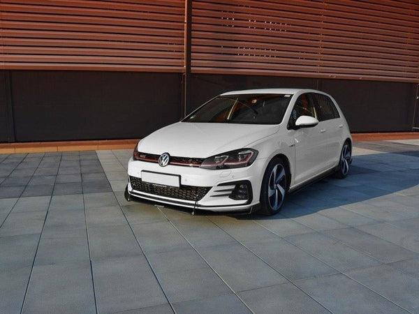 VW - Golf GTI / GTD MK7 Facelift: Maxton Front Racing Splitter V2