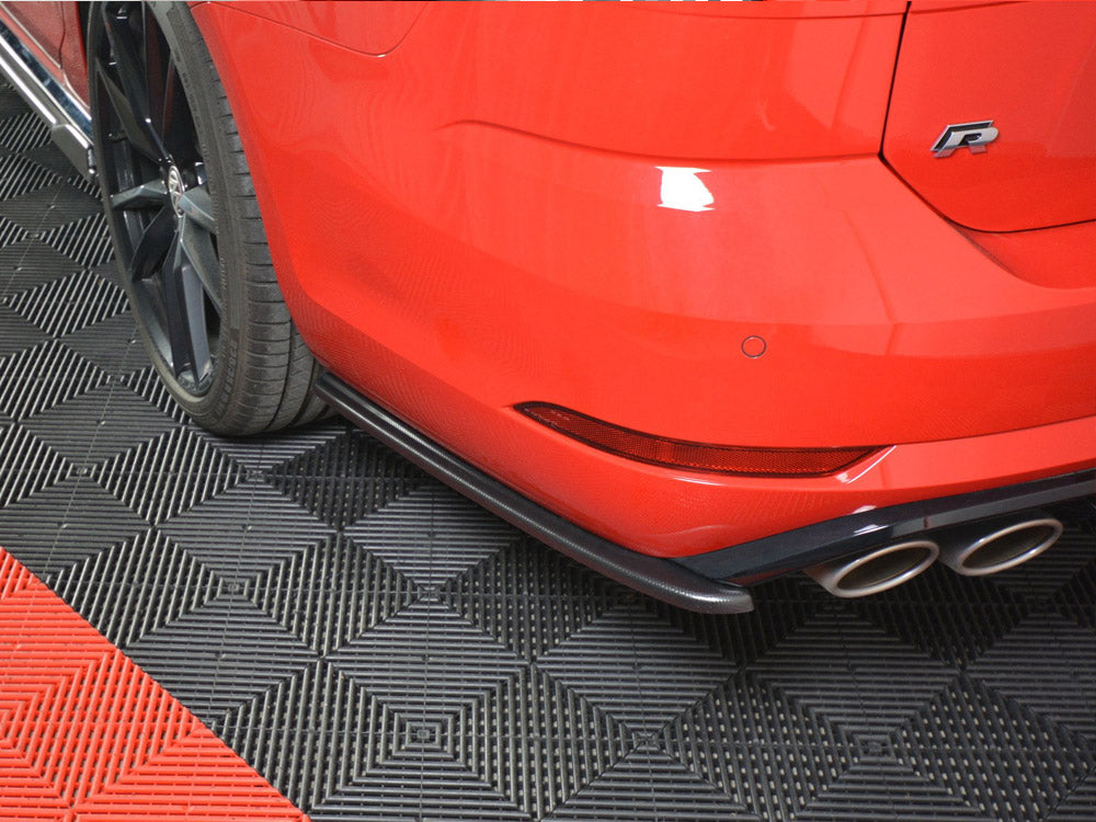 VW - Golf 7 R Variant Facelift: Maxton Rear Side Splitters V1