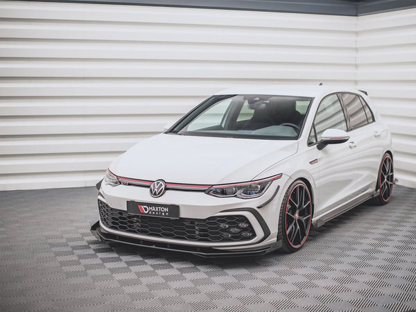 VW - Golf GTI MK8: Maxton Front Bumper Wings (Canards)