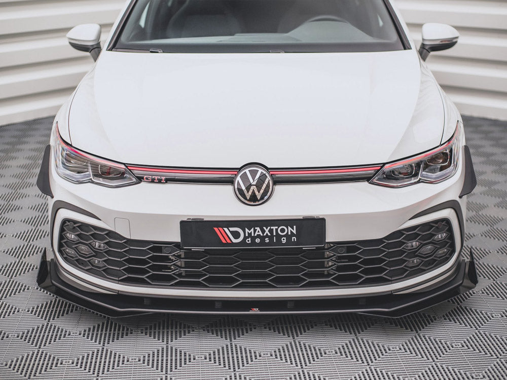 VW - Golf GTI MK8: Maxton Front Bumper Wings (Canards)