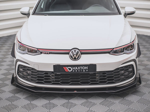 VW - Golf GTI MK8: Maxton Front Bumper Wings (Canards)