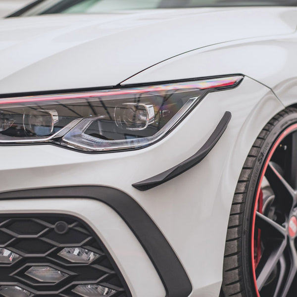 VW - Golf GTI MK8: Maxton Front Bumper Wings (Canards)