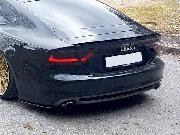 Audi - A7 S Line C7: Maxton Rear Side Splitters V1