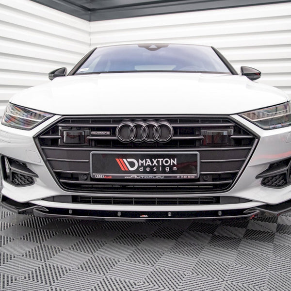 Audi - A7 C8 (2018-): Maxton Front Splitter V2