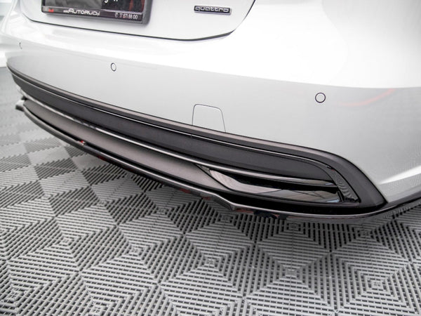 Audi - A7 C8: Maxton Central Rear Splitter